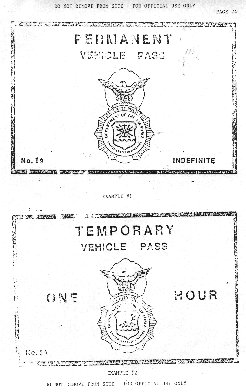 Permanent Vehicle Pass & Southend Flight Vehicle Pass